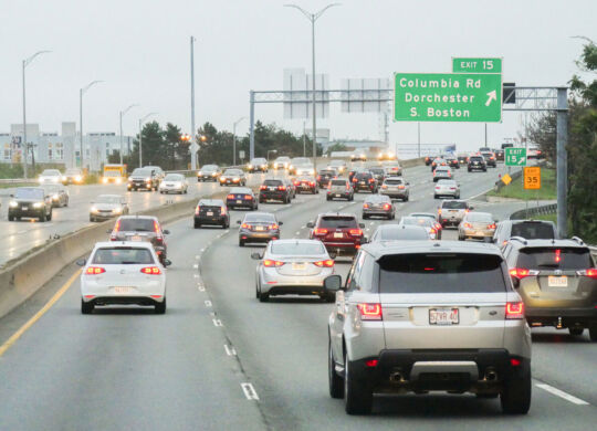 Photo of traffic in Massachusetts